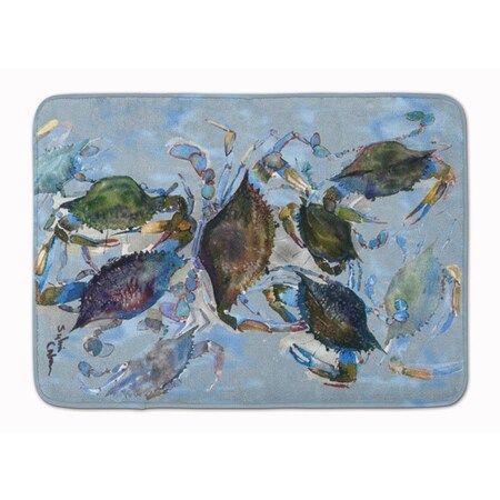 Carolines Treasures Crab Machine Washable Memory Foam Mat 8016-RUG